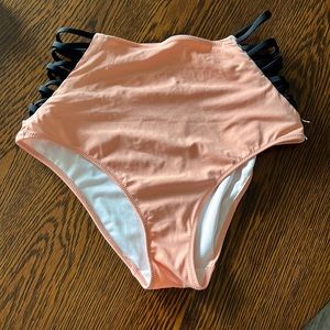 High waisted swimming suit bottoms!